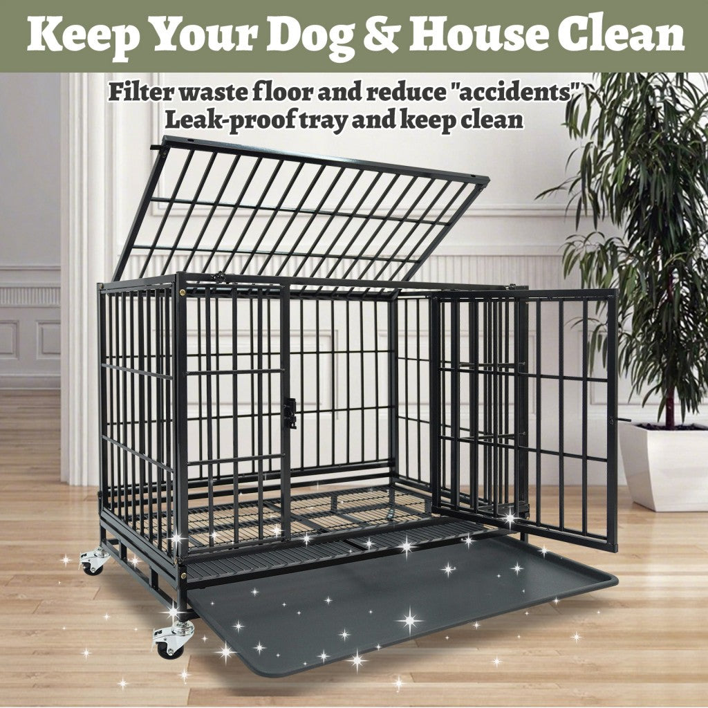 37" Stackable Heavy Duty Dog Kennel 371D04
