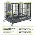 37" Stackable Heavy Duty Dog Kennel 371D04