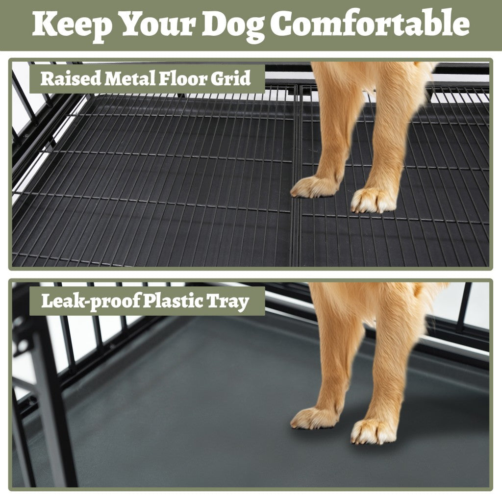 37" Stackable Heavy Duty Dog Kennel 371D04