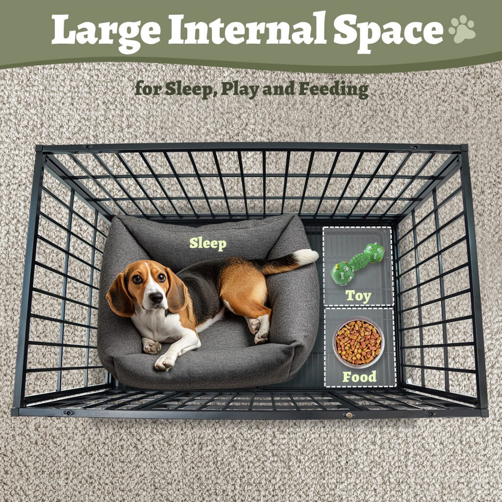 37" Stackable Heavy Duty Dog Kennel 371D04